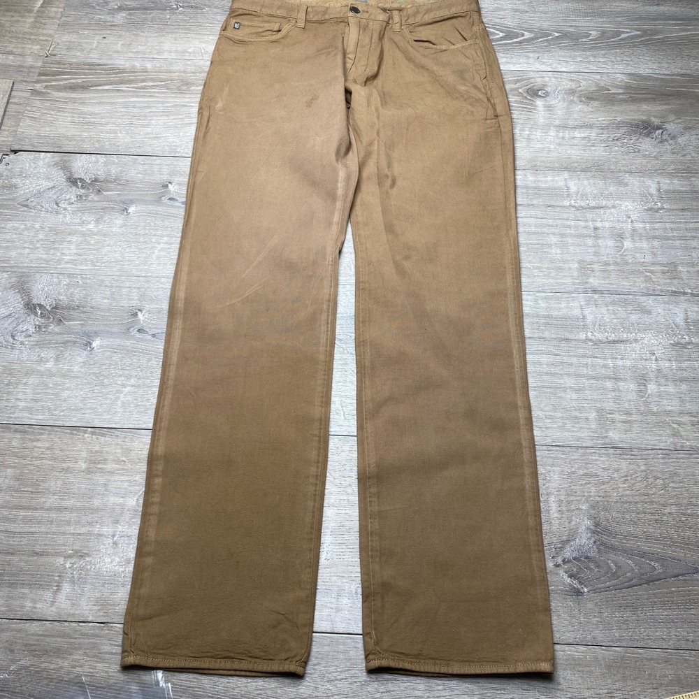 Linksoul Pants Boardwalker Mens 34 Brown Cotton Bamboo Blend Golf Casual Chino